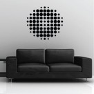 Stylish dots wall stickers