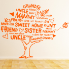 Family Tree Wall Sticker