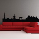 Kyoto Skyline Wall Sticker