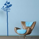 Country Sign Post Wall Sticker