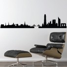 Bangkok Skyline Wall Sticker