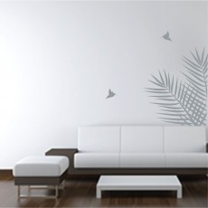 Leaves wall stickers