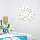 Sun Mirror Wall Stickers
