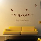 Power Line Birds Wall Sticker