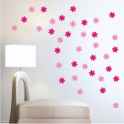 30 Flower Wall Stickers