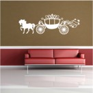 Princess Horse Carriage Wall Sticker