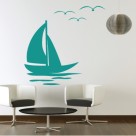 Sail Boat Wall Sticker