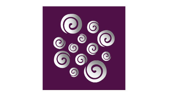 swirl mirror wall stickers