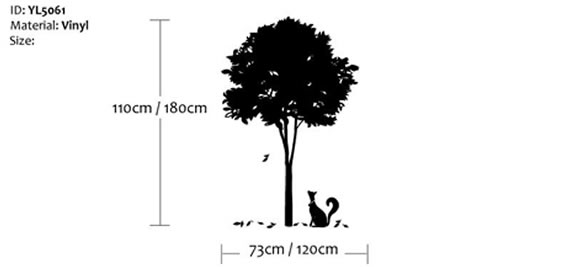 Stylish Tree Wall Sticker