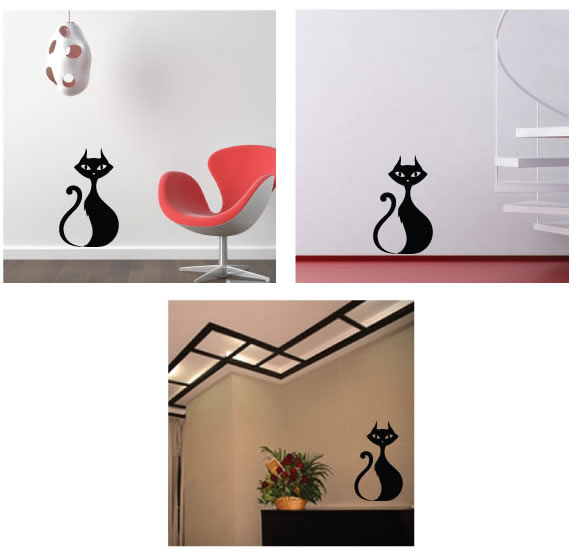 Cat wall sticker Cat wall sticker