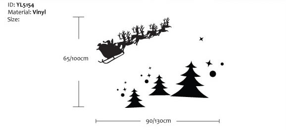 Christmas wall stickers
