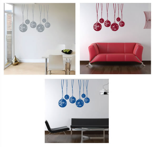 christmas bulb wall stickers christmas bulb wall stickers