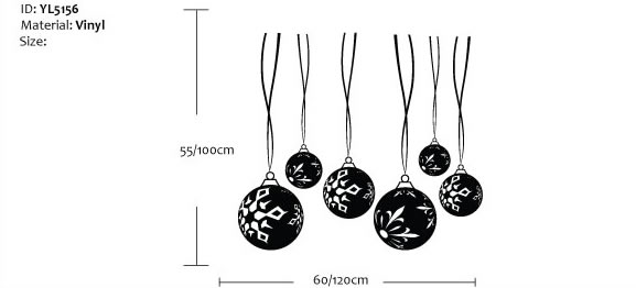 christmas bulb wall stickers christmas bulb wall stickers