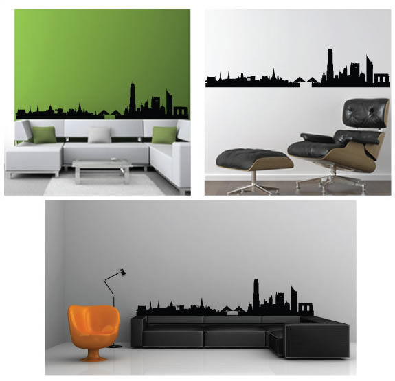 Bangkok Skyline Wall Sticker