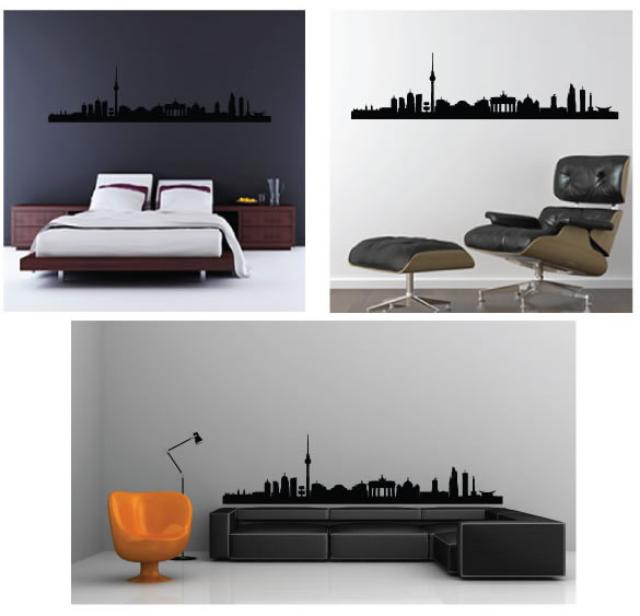 Berlin Skyline Wall Sticker Berlin Skyline Wall Sticker