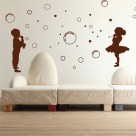 Kids & Bubbles Wall Sticker