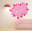 Funky Roses Wall Sticker
