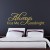 Always kiss me goodnight wall quote stickers