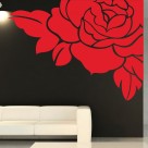 Corner Rose Wall Sticker