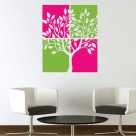Canvas Style Tree Wall Sticker