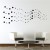 Dot streams wall stickers