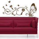 Butterfly Stem Wall Sticker