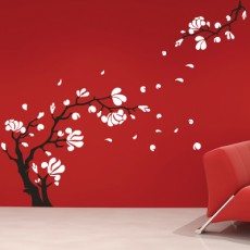 Magnolia Flower Wall Sticker