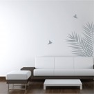 Leaves wall stickers